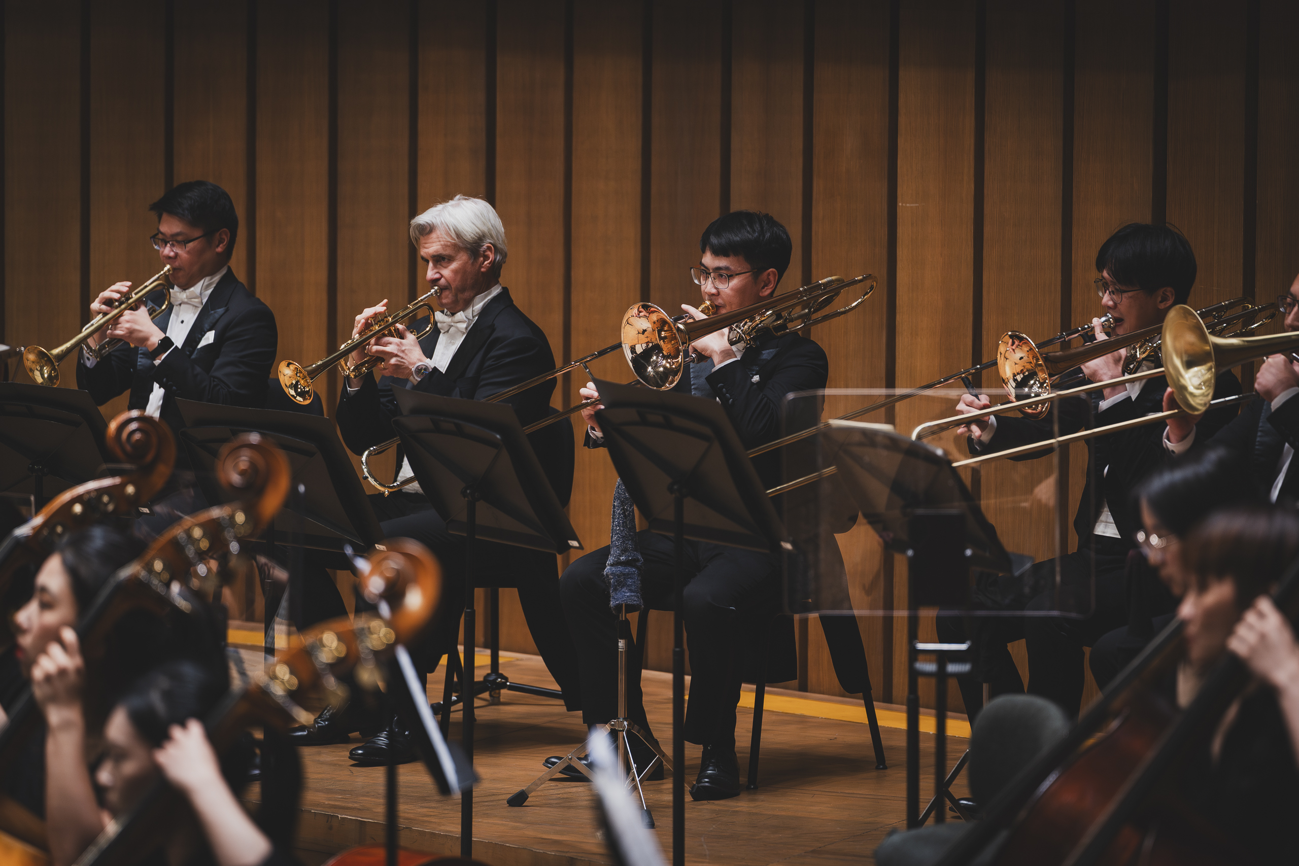 Bill Williams, former Principal Trumpet of the San Francisco Symphony, performed in Taiwan with ESO in 2025 and will return for the 2026 Masterclass Festival, engaging with Taiwanese students through masterclasses.