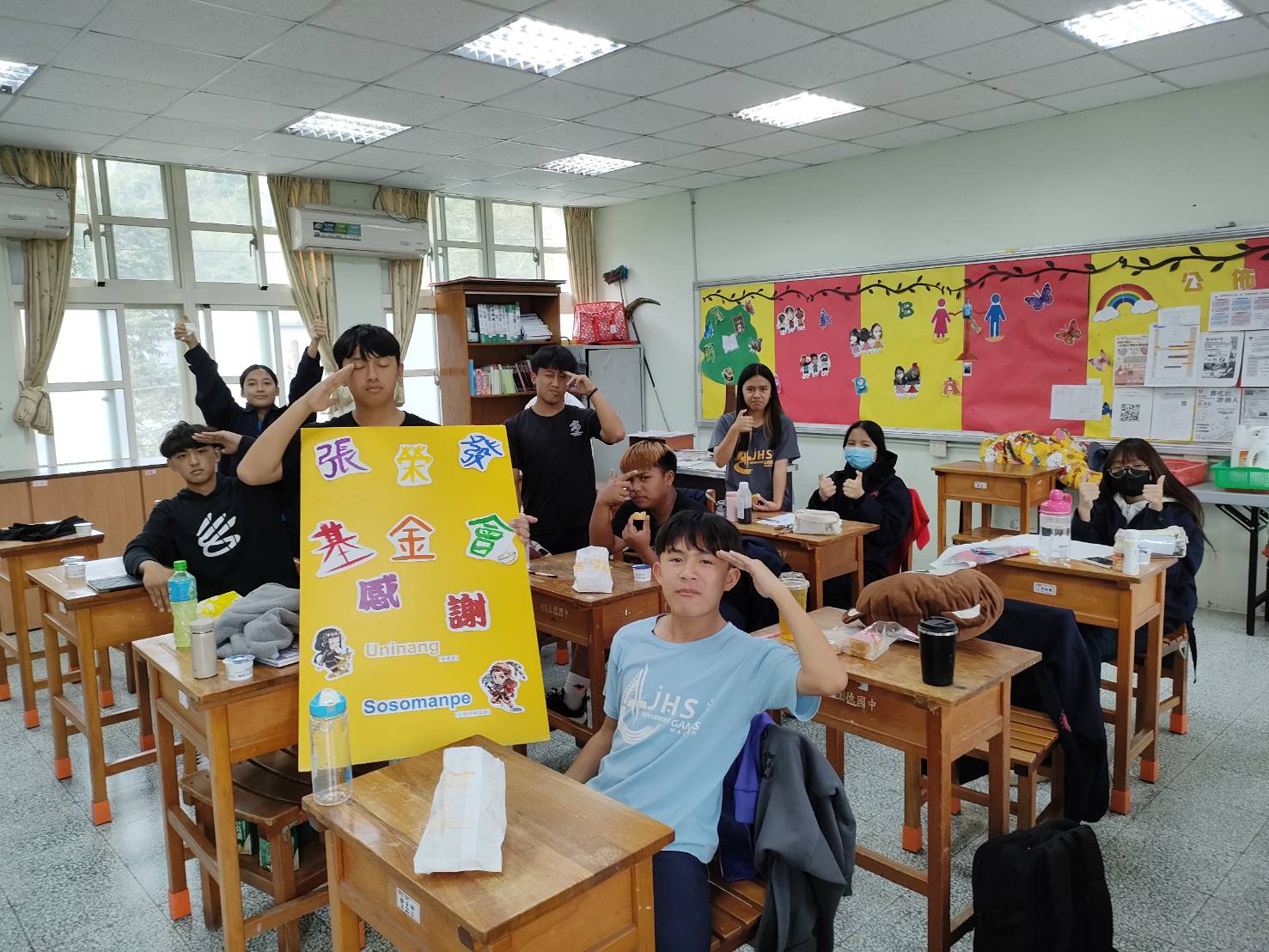 張榮發基金會連續5年贊助高雄那瑪夏國中學習扶助課程經費